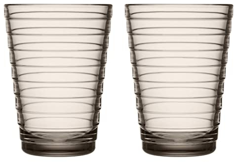 Iittala Aino Aalto Becher 33 cl, 2-er Set, leinen