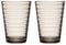 Iittala Aino Aalto Becher 33 cl, 2-er Set, leinen