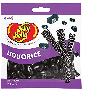 Jelly Belly - Liquorice, 12 x 70g Bags
