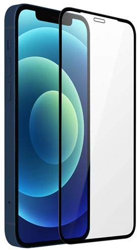 HQ-CLOUD lot de 2 Verres Trempés Pour IPHONE 12 /IPHONE 12 PRO.Film de Protection d'écran Couverture Complète Noir - Anti Rayures - Ultra Résistant Dureté 9H
