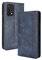 GOKEN Cover per Oppo A74 4G, Custodia Folio in Pelle Flip Wallet Libro Case con Portafoglio, Premium PU/TPU Magnetica Cover con Supporto di Stand/Carte Slot (Blu)
