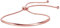 Rose Gold Adjustable Slider Bracelets for Women Dainty Bar Friendship Bangle Bracelet Simple Fashion Jewelry, Rose Gold
