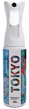 GLAMOUR PARFUM - Ambientador de Hogar Tokyo - 300 ml - Pulverizador con Aroma Floral y Cítrico- Ambientador Textil en Spray - para Pulverizar en la Cama o en Cortinas - Reutilizable