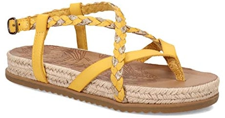 Blowfish Malibu Damen Fuchsschwanz Seil Sandale, Sonnenblume, 39 EU