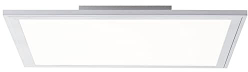 Brilliant Flat Deckenaufbau-Paneel 40x40cm Silber | 1x LED integriert, 24W LED integriert, 2500lm, 2800-6500K