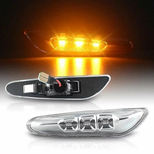 MR-Style Led Seitenblinker Klarglas passend für BMW E36, E46, E90, E91, E92, E93