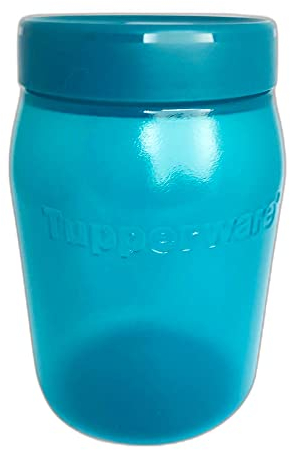 Tupperware to Go, recipiente da 1,5 l, turchese scuro, verde scuro, per acqua, latte, succhi d'acqua, succo di frutta, snack per cani, bottiglia