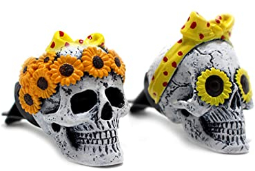FIBOUND Auto Duft Lufterfrischer Innenraum Deko, 2 Auto Aromatherapie Diffusor,Auto Aromatherapie Parfüm Diffuser,Für Neues Auto Halloween Home Office,Keine Aromatherapie-Tabletten