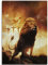 Leinwandbild, Jesus und Löwe, christliches Geschenk, Jesusbilder, religiöse Malerei, Wanddekoration, Löwe von Juda, Poster, religiös, gerahmt für Schlafzimmer, Wohnzimmer, 80 x 120 cm