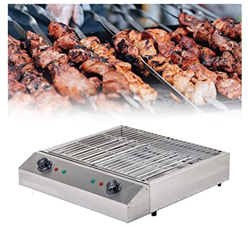 Piastre Grill Elettrica Health BBQ Grill Stufa a griglia senza elettricità, griglia for barbecue a gas superiore/griglia piatta | Termometro da incasso for forno da esterno for cucinare all'aperto in