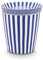 Pip Studio Royal Stripes Becher & Teebeutelablage Set blau 230 ml
