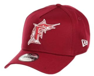 New Era 9Forty A-Frame Cap MLB Baseball Kappe rotes Design Teamlogo gebogener Schirm verstellbar