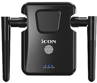 ICON PRO AUDIO AirMon Pro RX Wireless Audio Receiver | kabelloser Empfänger als Erweiterung zu einem bestehenden AirMon Pro-Setup | In-Ear-Monitoring | schwarz