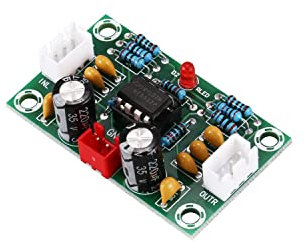 melairo Mini Preamp Op Amp Module Amplifier Dual Channel NE5532 Preamplifier Tone Board 5 Times Wide Voltage 12-30V