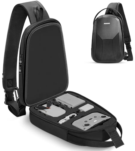 Pekrews Hartschalen-Tragetasche für DJI Mini 2/2 SE - Wasserdicht, Rucksack für Reise-Drohnen, Kompatibel mit Mini 4K/Fly More Combo, Zubehör