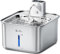 3L Fuente para Gatos Acero Inoxidable sin Cable, Ultra Silenciosa Fuente de Agua para Gatos con Sensor, Bebedero Gatos con Batería de 4000 mAh,