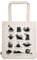 moses. Ed, the Cat Shopper  Cat Yoga  | Maße: 42 x 39 x 3 cm | Beutel zum Einkaufen | Einkaufstasche aus 100% Bio-Baumwolle | Alltagstasche I Stoffbeutel mit Katzenmotiv | Geschenkidee für Yoga Fans