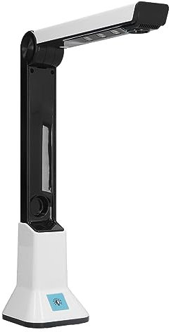 Hochgeschwindigkeitskamera, Tragbarer, Faltbarer 8-Megapixel-Dokumentenscanner, Overhead-Scanner, mit 6 LED-Lichtern, für Familie, Lehrer, Anwalt, Verwaltung