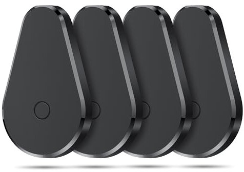 Hoxe Air Tag Smart Tracker, Schlüsselfinder KeyFinder, kompatibel mit Apple Wo ist, Bluetooth Smart Tag für Schlüssel/Koffer/Gepäck, lauter Piepton, Austauschbare Batterie, 4er-Pack (nur iOS)