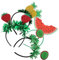 Yardenfun 4 Stück Hawaiianischer Kopfschmuck Obst Stirnbänder Hawaiianische Haarspangen Kopfbedeckungen Aus Früchten Obst-stirnband Tropisches Stirnband Hawaiianische Haaraccessoires Stoff