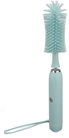 Electric Bottle Brush Cleaner, 4 Speed Adjustable IP65 Water Proof Electric Baby Bottle Brush 1800mAh Rechargeable Bottle Cleaner Brush with Silicone Brush Straw Brush Sponge