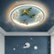 BOKALAKA Flugzeug-förmige LED-Deckenleuchte für die Unterputzmontage, Acryl-Deckenleuchte mit Fernbedienung, kreative Cartoon-Deckenleuchte für Wohnzimmer, Schlafzimmer, Kinderzimmer.
