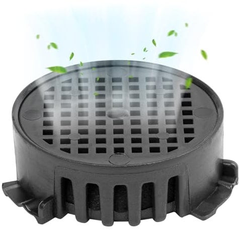 1 Pezzo Filtro a Carbone Attivo compatibile con Frigorifero Liebherr 9096342/9881116 - Filtro Aria Fresca per Miele 10806820 - Filtro Rotondo al Carbonio Ø 45 mm