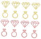 Amosfun Diamantförmiges Glitzer-konfetti-papierhandwerk für Hochzeit Brautparty Geburtstagsparty