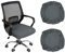 Bieiyhe 2 Stück Stuhlbezug Sitzfläche, Schreibtischstuhl Bezug für Bürostuhl Husse, Sitzbezug Bürostuhl Überzieher, Chair Cover, Stuhlüberzug Stretch Stuhlhussen Waschbar, Schonbezug für Bürostühle