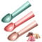 Plastic Ice Cream Scoop 3PCS Colourful Ice Cream Scoop with Handle Temperature Resistance Cookie Scoop Easy to Clean Thrifty Ice Cream Scooper for Yogurt
