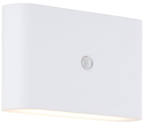 Lightbox LED-Außenwandleuchte, weiß | 9,5 x 16 x 6 cm | mit Up-Downlight, | LED-Außenwandleuchte, weiß | 9,5x16x6cm | mit Up-Downlight, Magnetbefestigung, USB-Ladefunktion, Bewegungsmelder | kabellos,