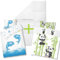 Koru Kids® Kinder Daunendecke 100x135 cm – Set mit 2 Kinderbettbezügen Panda und Delfin 100x135 + 40x60 cm – Ganzjahres Kinderbettdecke – Allergiker geeignet – Baby Bettdecke Kinder 100 x 135