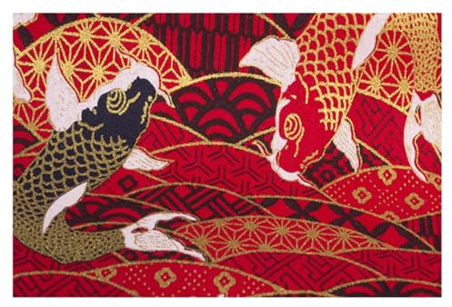 Hotcinab Baumwollstoff Japanische Stil Patchwork Bunt Bronzierung Baumwollstoff Heißprägung Gold Baumwolle Stoffe Gedruckt Blumen Stoffpaket zum DIY Nähen Quilten