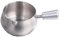 Pot à lait en acier inoxydable - Mini bidon à sauce avec bec verseur - Tasse d'extraction pour expresso - Dimensions et utilisation idéales pour le café et le lait.