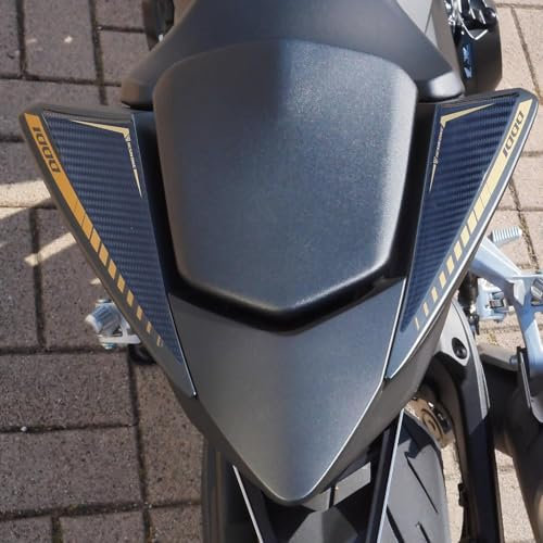 Resin Bike Adhesivos de Moto Compatibles con Honda CB1000 Hornet SP 2025. Protección Cola Lateral de Moto por Choques y Arañazos de Moto. Pegatinas 3D Resinadas Made in Italy