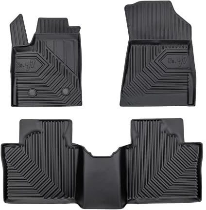 FROGUM No.77 Gummimatten Ganzjahresset von Auto Fußmatten Autofussmatten für Renault Espace VI ab 2023 | Langlebiges TPE Material