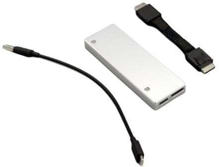 Festplattenbox, 6,3 cm (2,5 Zoll), mobiles Notebook, mechanisch, PCIE4.0, mobile Festplattenbox für Laptop, PC, Desktop, Aluminium-Laufwerksgehäuse