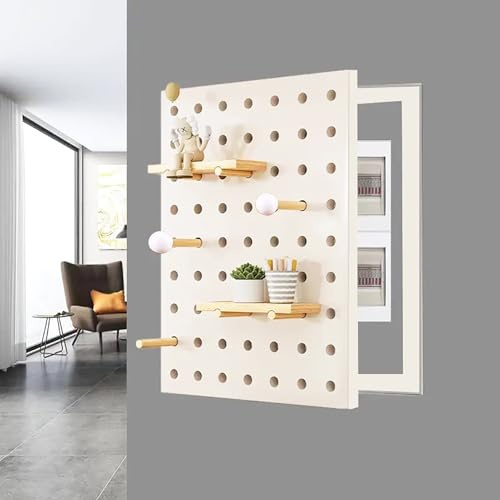 GAOXIAO Stromkasten Verkleidung, Stromzähler Box Dekoration Stromverteiler Sicherungskasten Verstecken Stromkasten Abdeckung for Büro Esszimmer Heimdekoration White 30 x 40cm