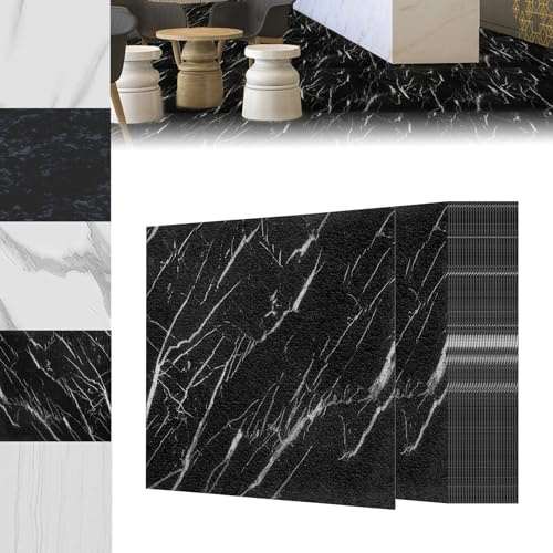 ACXIN PVC Bodenbelag Selbstklebend 30x30cm, Vinylboden Selbstklebend, Linoleum Bodenbelag in Fliesenoptik, PVC Bodenbelag Selbstklebend für Wohnzimmer Küche Bad, 27 Stück = 2,51m²(Typ E)