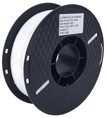 Kompatibel Mit Creality Ender 3 V2 3D-Drucker, 1,75 Mm PLA PETG-Filament, 1 Kg Spule, Biologisch Abbaubares Material(1KG PLA White)