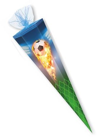 Livepac-Office Schultüte/Zuckertüte / 85cm / eckig/Fußball