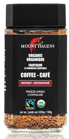Mount Hagen Organic and Fairtrade Instant Freeze Dried Coffee 100 g (Pack of 1)