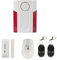 Atlantic'S Mini Kit 214 2 Wireless Home Alarm, White, Mini KIT 334 4