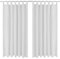 vidaXL 2X Vorhang Microsatin 140x225cm Blickdicht Kräuselband Schlaufenschal