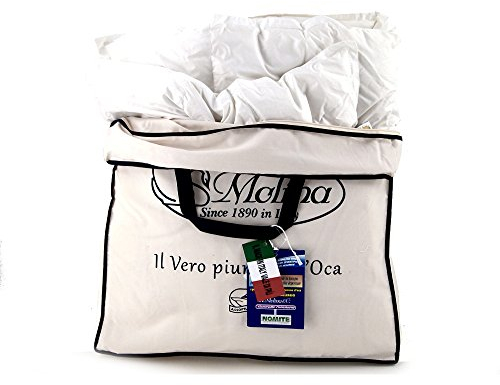 Molina OFFERTA COMBINATA 100% Piumino Siberiano vergine bianco matrimoniale ISLANDA QUATTROSTAGIONI misura 250x220 + tavoletta profumo biancheria per armadi by bianco casa