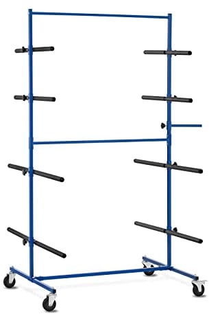 MSW MSW-BPS1 Stoßstangenregal Lackierständer für Lackierwerkstatt 6 Haltevorrichtungen 120 kg