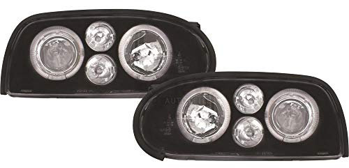Scheinwerfer Set III 1H 91-97 klar/schwarz Angel Eyes IV Optik