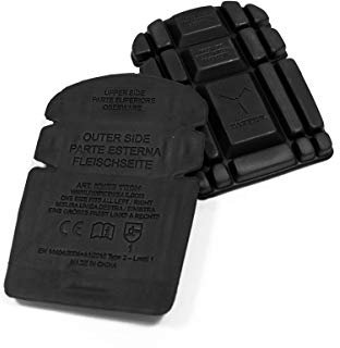 Payper KNEE TECH Ginocchiere lavoro 100% plastica EVA espanso di sicurezza protezione Confezione da 1 paio Nero (Taglia Unica)