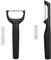 KitchenAid KQ355OHOBB Universal Sparschäler Set, Kunststoff, Schwarz