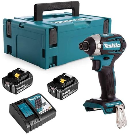Makita DTD154RFJ Schlagschrauber, 18 V, LXT 175 Nm (2 x 3,0 Ah) aus Makpac